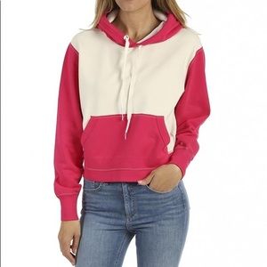 Rag & Bone | Colorblock Sweatshirt Shrunken Hoodie